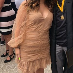 Brown Tulle Dress- worn once
